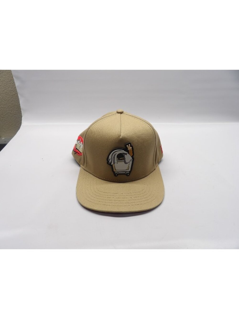Soaking Beer Man Embroidered 5 panel mesh trucker snapback